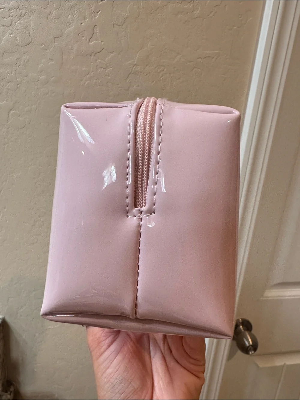 Dior Light Pink Patent CD Cosmetic Pouch